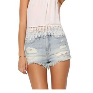 Urban Outfitters BDG Super High Rise Cheeky Jean Shorts